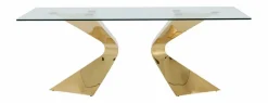 Hot KARE DESIGN Esstisch Gloria 200 x 100 cm Gold