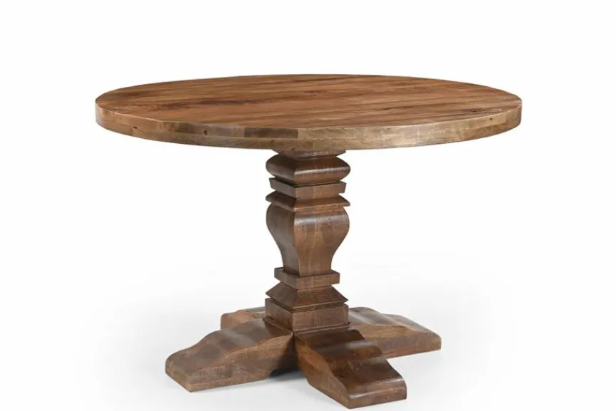 Sale DAHEIM Esstisch Klostertisch Ø 120 cm Braun