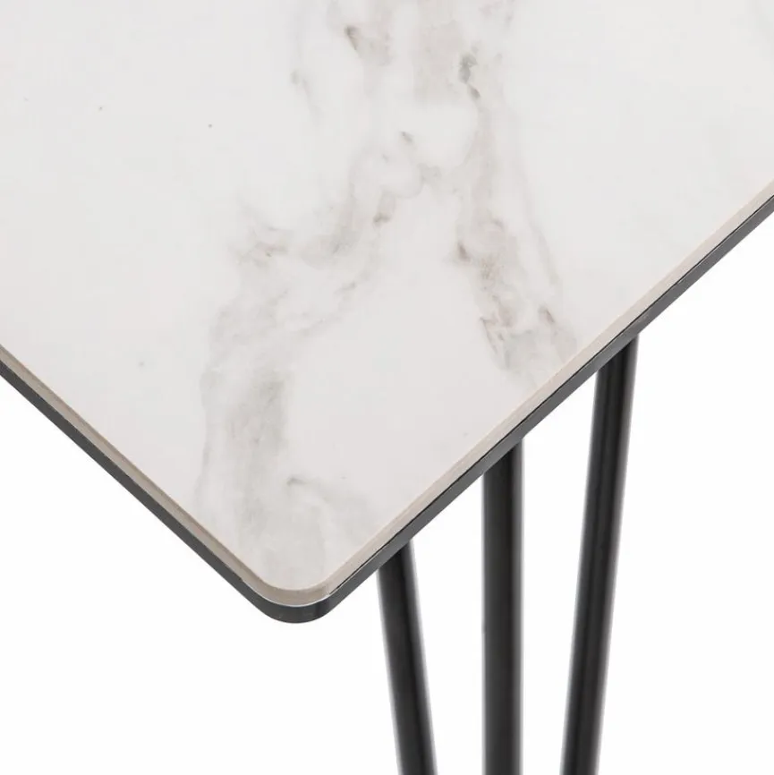 Hot Esstisch Leros 160 x 85 cm Weiß