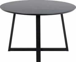 Best Actona Esstisch Malika Ø 120 cm Schwarz