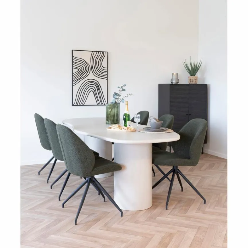 Best Esstisch Maranola 200 x 96 cm Hellgrau