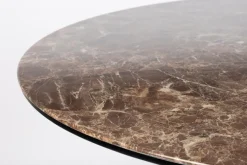 Clearance White Label Esstisch Maru Ø 110 cm Braun