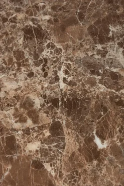 Clearance White Label Esstisch Maru Ø 110 cm Braun