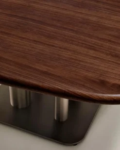 Discount Kave Home Esstisch Melvar 121 x 121 cm Walnuss