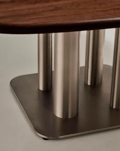 Discount Kave Home Esstisch Melvar 121 x 121 cm Walnuss