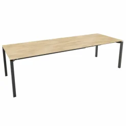 Clearance Mobitec Esstisch mit Auszug Float 200/300 x 100 cm Eiche