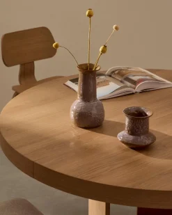 Kave Home Esstisch mit Auszug Artis Ø 120/ 170 cm