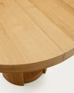 Kave Home Esstisch mit Auszug Artis Ø 120/ 170 cm