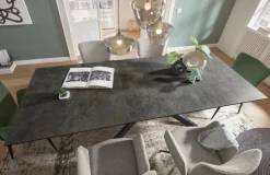 Discount set one by Musterring Esstisch mit Auszug Baltimore 200/250 x 100 cm Schwarz