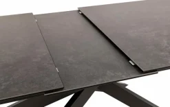 Discount set one by Musterring Esstisch mit Auszug Baltimore 200/250 x 100 cm Schwarz