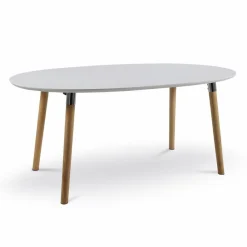 Actona Esstisch mit Auszug Belina 170/270 x 100 cm Weiß / Matt