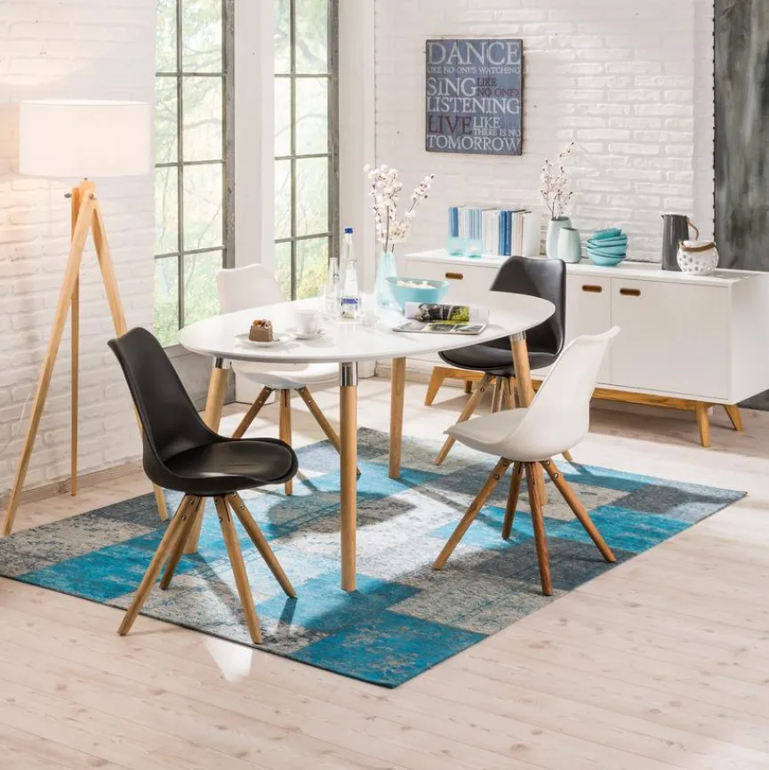 Actona Esstisch mit Auszug Belina 170/270 x 100 cm Weiß / Matt