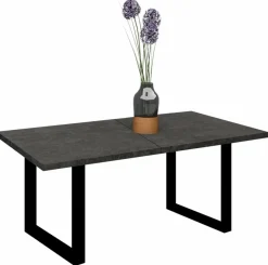 Online Mäusbacher Esstisch mit Auszug Big System 160 (210) x 90 cm Graphit