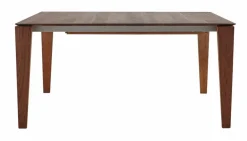 Clearance Sormani Esstisch mit Auszug Bologna 220/320 x 100 cm Nuss
