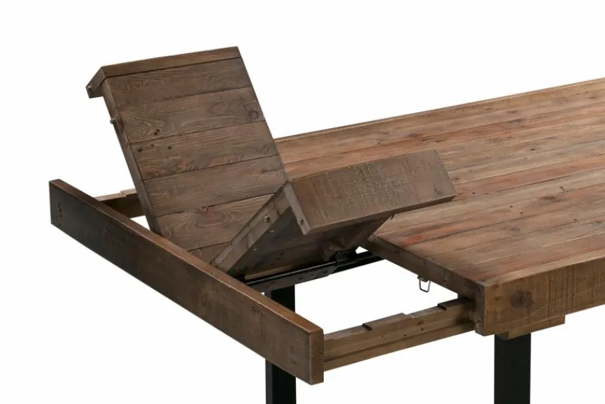 Sale WOLFMÖBEL Esstisch mit Auszug Boston 5076 140/200 x 90 cm Braun