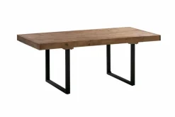 Sale WOLFMÖBEL Esstisch mit Auszug Boston 5076 140/200 x 90 cm Braun