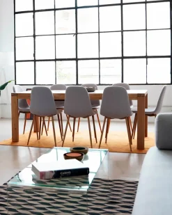 Best Kave Home Esstisch mit Auszug Briva 180/230 x 90 cm Eiche