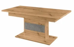 Discount set one by Musterring Esstisch mit Auszug Deltona 90 x 180/230 cm Eiche Artisan