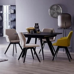 SCHÖNER WOHNEN-Kollektion Esstisch mit Auszug Extend S327 120/185 x 120 cm