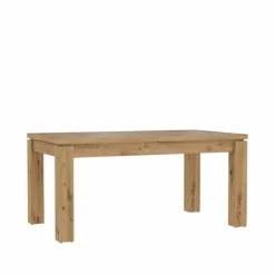Best FORTE Esstisch mit Auszug Farida 160/206 x 90 cm Eiche