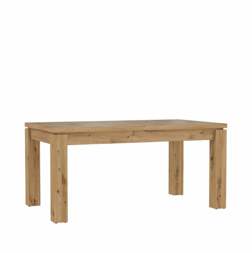 Best FORTE Esstisch mit Auszug Farida 160/206 x 90 cm Eiche