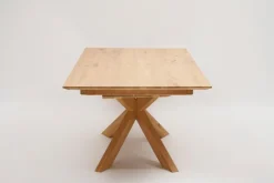 Hot Boegner Esstisch mit Auszug Frankfurt 200 x 100 cm Wildeiche Bianco