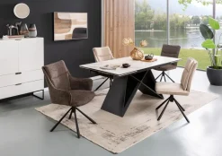 Esstisch mit Auszug Glendale 180/260 x 90 cm