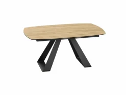 New Akante Esstisch mit Auszug Houston 160/200 x 100 cm Eiche hell