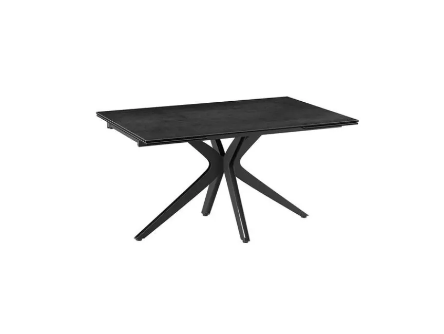 Clearance Akante Esstisch mit Auszug Influence 150/230 x 100 cm Titan