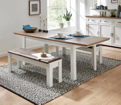 Innostyle Esstisch mit Auszug Jasmin 160 x 90 cm