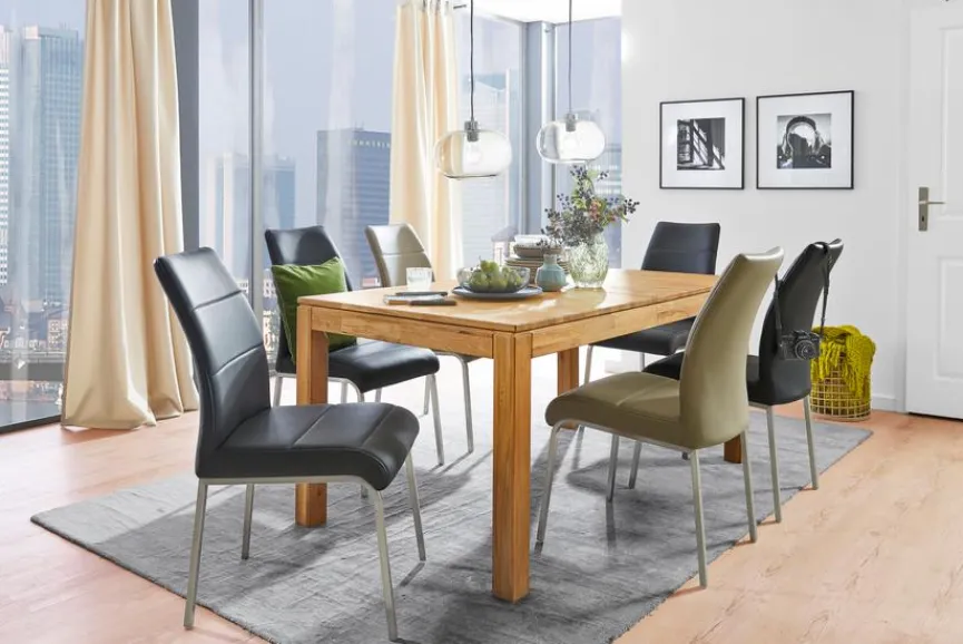 Sale G+K Esstisch mit Auszug Montana 120/170 x 80 cm Wildeiche