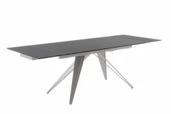 Sale MCA Esstisch mit Auszug Nemuro 160/240 x 90 cm Schwarz