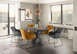 set one by Musterring Esstisch mit Auszug New Atlanta Ø 130/170x81cm