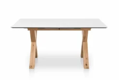 New set one by Musterring Esstisch mit Auszug New Atlanta 170/220 x 90 cm Ice