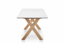 New set one by Musterring Esstisch mit Auszug New Atlanta 170/220 x 90 cm Ice