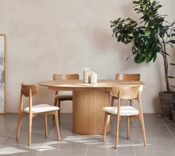 Esstisch mit Auszug Nola Ø 120/167 cm