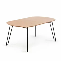 Outlet Kave Home Esstisch mit Auszug Novac 140/220 x 90 cm Eiche