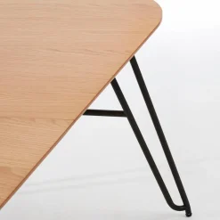 Outlet Kave Home Esstisch mit Auszug Novac 140/220 x 90 cm Eiche