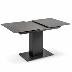 Clearance Esstisch mit Auszug Olinda 120/160 x 80 cm Anthrazit