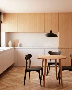 Kave Home Esstisch mit Auszug Oqui Ø 90/170 cm