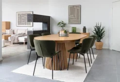 Sale Esstisch mit Auszug Osaka Ø 120/ 240 cm Natur