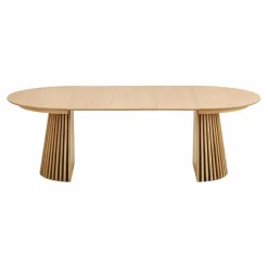 Sale Esstisch mit Auszug Osaka Ø 120/ 240 cm Natur