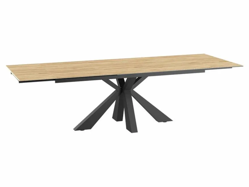 Clearance Akante Esstisch mit Auszug Ottawa 190/270 x 100 cm Eiche hell