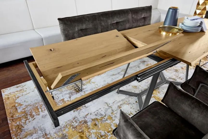 Best Musterring Esstisch mit Auszug Pinero 557 180/280 x 100 cm Wildeiche