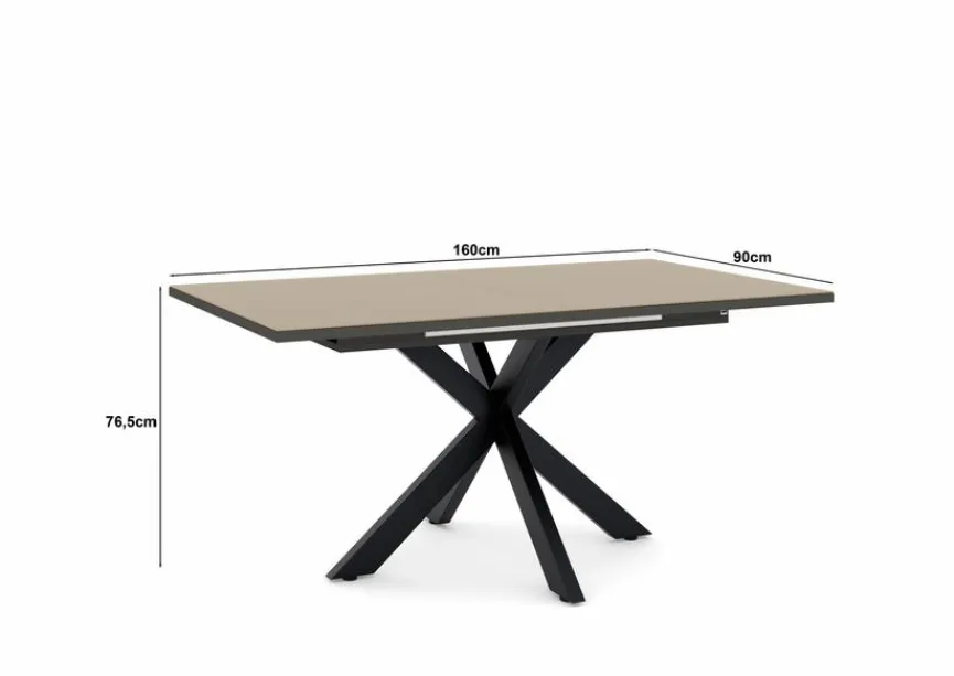 set one by Musterring Esstisch mit Auszug Reno 160/210 x 90 cm