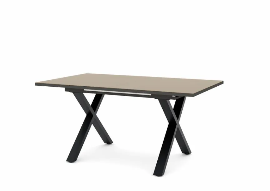 Outlet set one by Musterring Esstisch mit Auszug Reno 160/210 x 90 cm Taupe