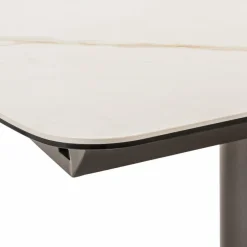 New Esstisch mit Auszug Rubi 140/180 x 90 cm Weiß