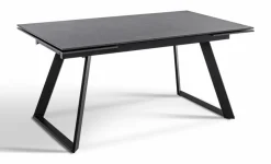 Sale Esstisch mit Auszug Salvador 160/240 x 90 cm Schwarz