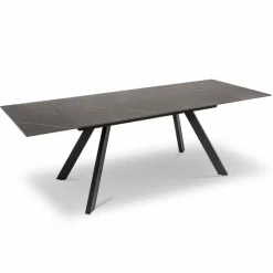 Outlet Esstisch mit Auszug Santos 160/240 x 90 cm Anthrazit