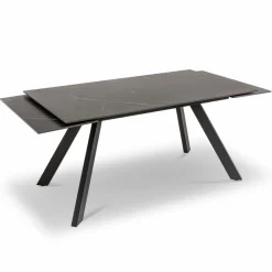 Outlet Esstisch mit Auszug Santos 160/240 x 90 cm Anthrazit